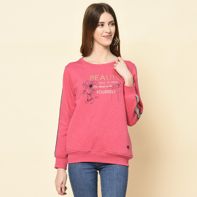 TAB91 Full Sleeve Graphic Print Women Sweatshirt