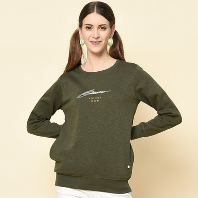TAB91 Full Sleeve Printed Women Sweatshirt