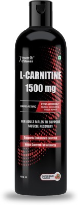 HealthVit Fitness L-Carnitine -1500 Mg for Adult Males 450ml - Watermelon Flavor(450 ml)