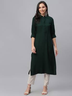 Libas women's hotsell solid straight kurta