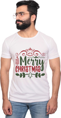NITYANAND CREATIONS Conversational Men Round Neck Multicolor T-Shirt