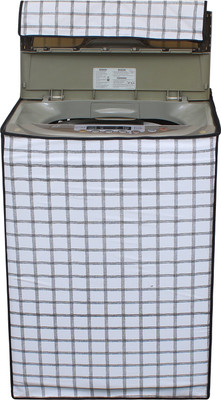 Glassiano Top Loading Washing Machine  Cover(Width: 58.42 cm, Silver)