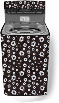 Star Weaves Top Loading Washing Machine  Cover(Width: 61 cm, Black, White)