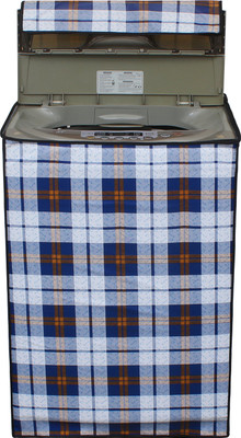 Glassiano Top Loading Washing Machine  Cover(Width: 58.42 cm, White::Brown)