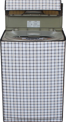Glassiano Top Loading Washing Machine  Cover(Width: 58.42 cm, White::Yellow)