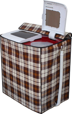 LITHARA Semi-Automatic Washing Machine  Cover(Width: 82.55 cm, Brown)