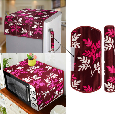 E-Retailer Refrigerator  Cover(Width: 99 cm, Purple)