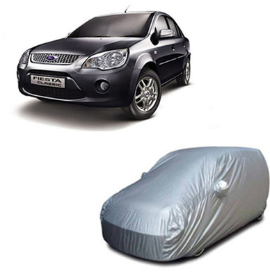 RPSENTTERPR Car Cover For Ford Fiesta Classic (With Mirror Pockets)(Silver, For 2020 Models)