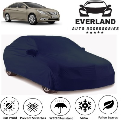 EverLand Car Cover For Hyundai Sonata Transform (With Mirror Pockets)(Blue)