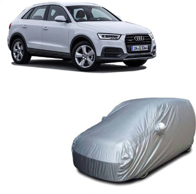 RPSENTTERPR Car Cover For Audi Q3 (With Mirror Pockets)(Silver, For 2020 Models)