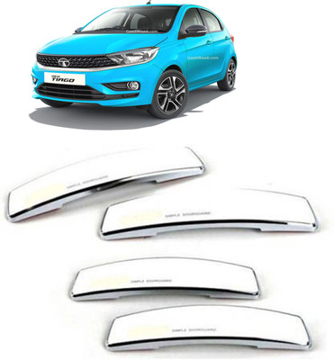 RONISH Plastic Car Door Guard(White, Pack of 4, Tata, Universal For Car)