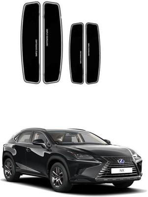 RONISH Plastic Car Door Guard(Black, Pack of 4, Lexus, Universal For Car)
