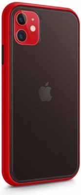 RR Xclusive Back Cover for IPHONE 11(Red, Dual Protection)