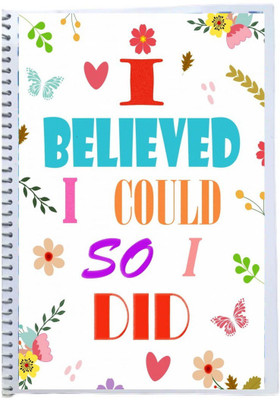 Resnic Plain page A4 Notebook A4 Notebook Unruled 208 Pages(Multicolor)