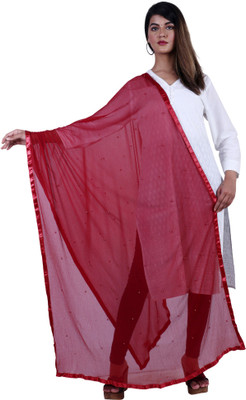 AARAV Chiffon Self Design Women Dupatta