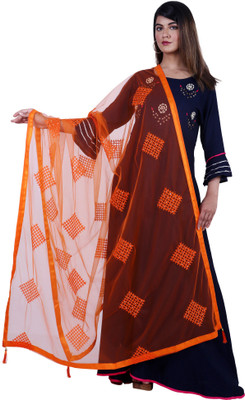 AARAV Net Self Design Women Dupatta