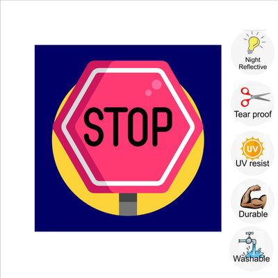 pilot18 STOP Emergency Sign(Reflective Sign)