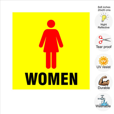 pilot18 WOMEN Emergency Sign(Reflective Sign)
