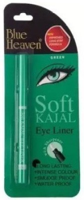 BLUE HEAVEN eye liner green pack of 1 4 ml(green)