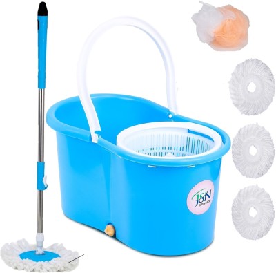 JSN Home Cleaning Magic Spin Mop Mop Refill, Bucket, Mop Set