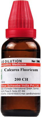 Dr.Willmar Schwabe India Calcarea Fluoricum 200CH Liquid(2 x 30 ml)