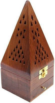 Lodditer wodden incence stike holder dhoop batti stand Wooden Incense Holder(Brown)