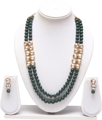 Swarajshop Alloy Gold-plated Gold Jewellery Set(Pack of 1)