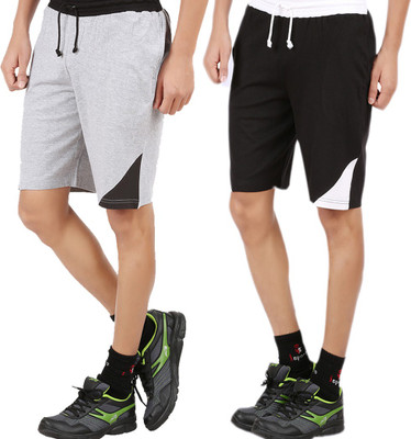 CHECKERSBAY Color Block Men Multicolor Regular Shorts