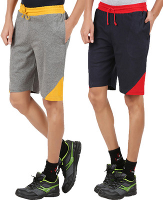CHECKERSBAY Color Block Men Multicolor Regular Shorts