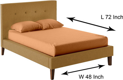 Stylista Elastic Strap Single Size Breathable, Stretchable, Waterproof Mattress Cover(Beige)