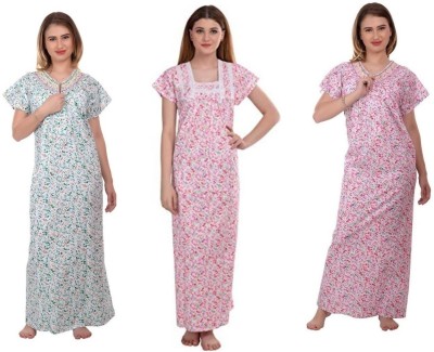 CIERGE Women Nighty(Multicolor)