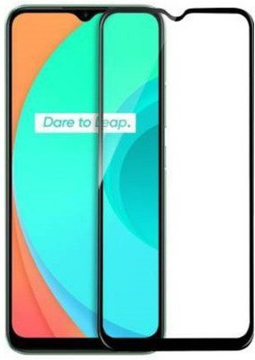 DSCASE Edge To Edge Tempered Glass for Realme C15(Pack of 1)