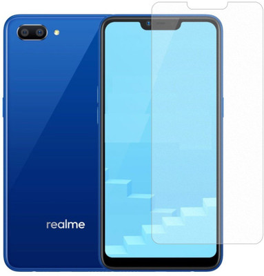 Covers Eclat Mobitech LLP Edge To Edge Tempered Glass for Realme C1(Pack of 1)