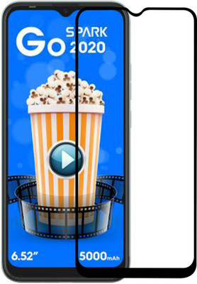 VAlight Edge To Edge Tempered Glass for TECNO SPARK GO 2020(Pack of 1)