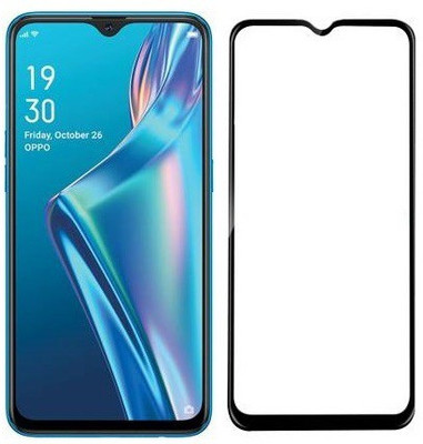 AKSHUD Edge To Edge Tempered Glass for OPPO A12(Pack of 1)