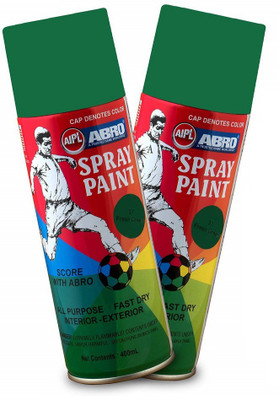 ABRO SP-37-2 Green Spray Paint 400 ml(Pack of 2)