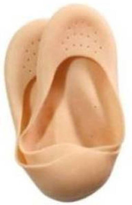 Majron Anti Crack Full Length Silicone Protector Moisturizing Socks Heel Support (Beige) Heel Support