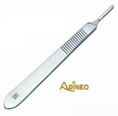 ARINEO Scalpel B.P Handle Size 03 - Pack of 2 Surgical Scalpel(Pack of 1)