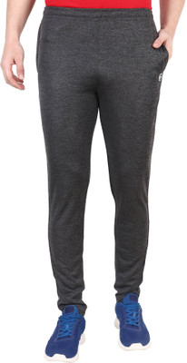 SHELLOCKS Solid Men Grey Track Pants