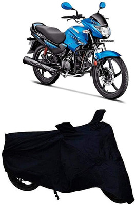 Autonexia Two Wheeler Cover for Hero(Glamour, Black)