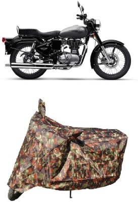 nevlox Waterproof Two Wheeler Cover for Royal Enfield(Bullet 350, Multicolor)