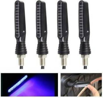 QZ DEVICE Front, Rear LED Indicator Light for Honda, Universal For Bike CB Hornet 160, Universal For Bike(Blue)