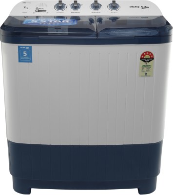 Voltas Beko 7 kg Semi Automatic Top Load White, Blue(WTT70DBLT)   Washing Machine  (Voltas Beko)