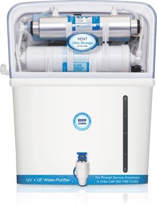 Kent ULTRA STORAGE 8 L UV + UF Water Purifier  (Blue)
