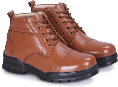 ICEBULL LEATHER Boots For Men(Tan)