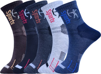 VIPUN Men Printed Ankle Length(Pack of 5)