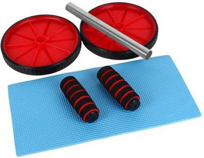 UPROKT Best Double Wheel Ab Exercise Roller Ab Exerciser Ab Exerciser(Multicolor)