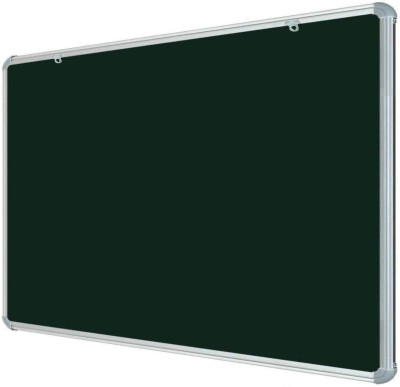 Homedmart 2x3 Feet Super Nova Glosssy Surface Whiteboard (Non-magnetic) | Green Chalk Board Surface On The Back Side | Aluminium Frame Finishing | Ghost Marks Free Smooth Surface White, Green board(60 cm x 90 cm)