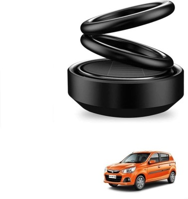 Auto Smart Look ASL1713 Car Solar Ring Air Freshener Double Loop Rotary Air Conditioner Dashboard Air Freshener Perfume Black For Maruti Alto K10 Air Purifier(Pack of 1)