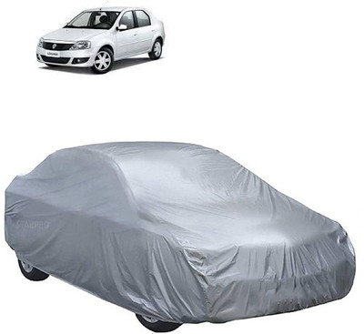MotohunK Car Cover For Mahindra Logan (Without Mirror Pockets)(Silver)